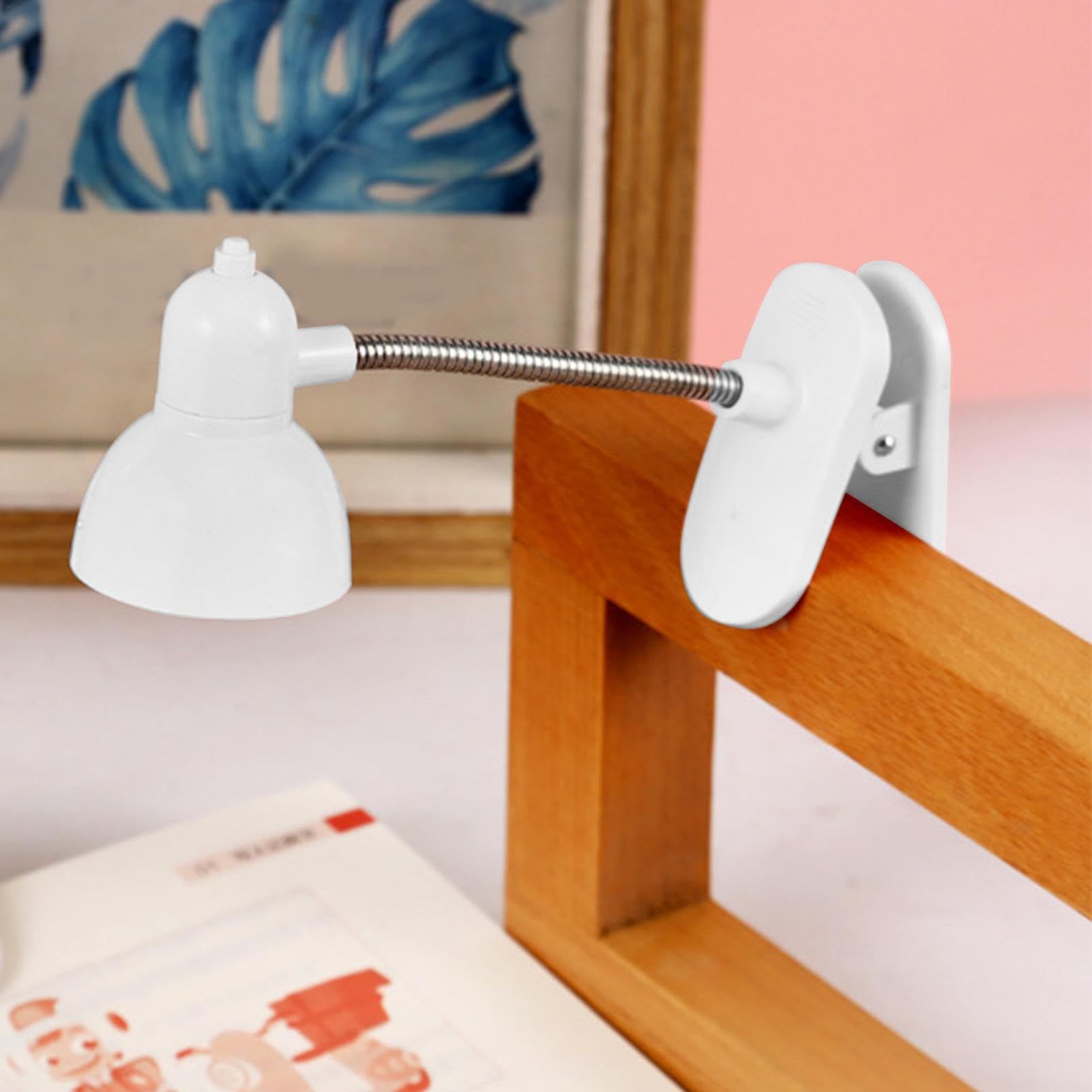 Desk Lamp, Creative Table Lamp, Portable Night Light, Best Desk Lamp Portable Clip Night Light for Desks, Nightstands and Studying with Eye Care Features New Mini LED Eye Protection Book Night Light