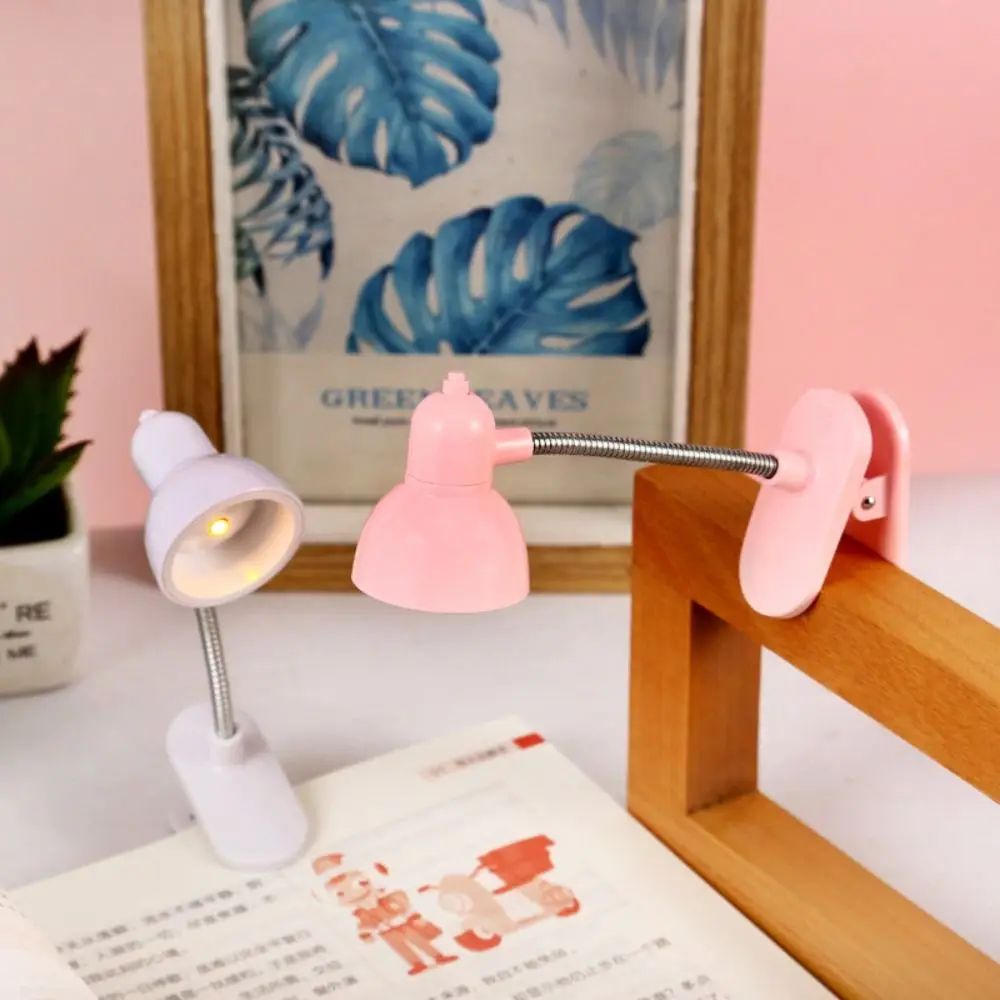 Creative Table Lamp Mini Book Light With Clip LED Table Lamp Foldable Night Home Room Computer Night Lights Eye Travel Book Light Home Appliance Portable Night Light in Dormitory Family Nightlight