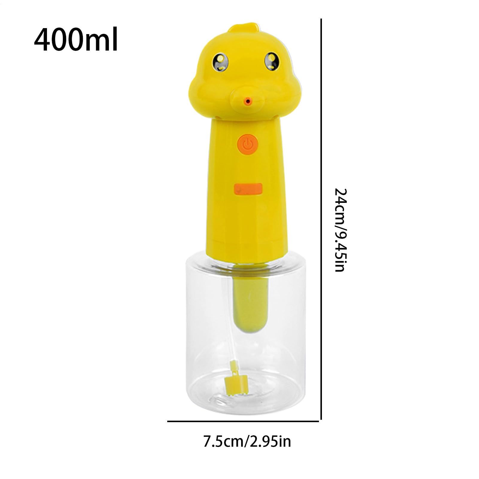 Electric Dog Cleaning Foam Machine Automatic Dog Soap Dispenser for Bath Rechargeable Pet Shampoo Mixing Bottle for Cleaning Waterproof Dog Bath Supplies for Dog Cat Puppy Children Kitchen Sink