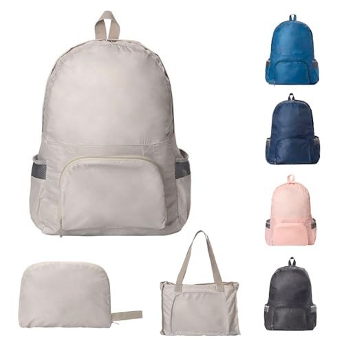 Foldable Backpack Lightweight Small Rucksack Waterproof for Sports Outdoor Durable Ultralight Packable Backpack Travel Bags Practical Gifts for Men Women Casual Daypack for Schooling Hiking Travelling