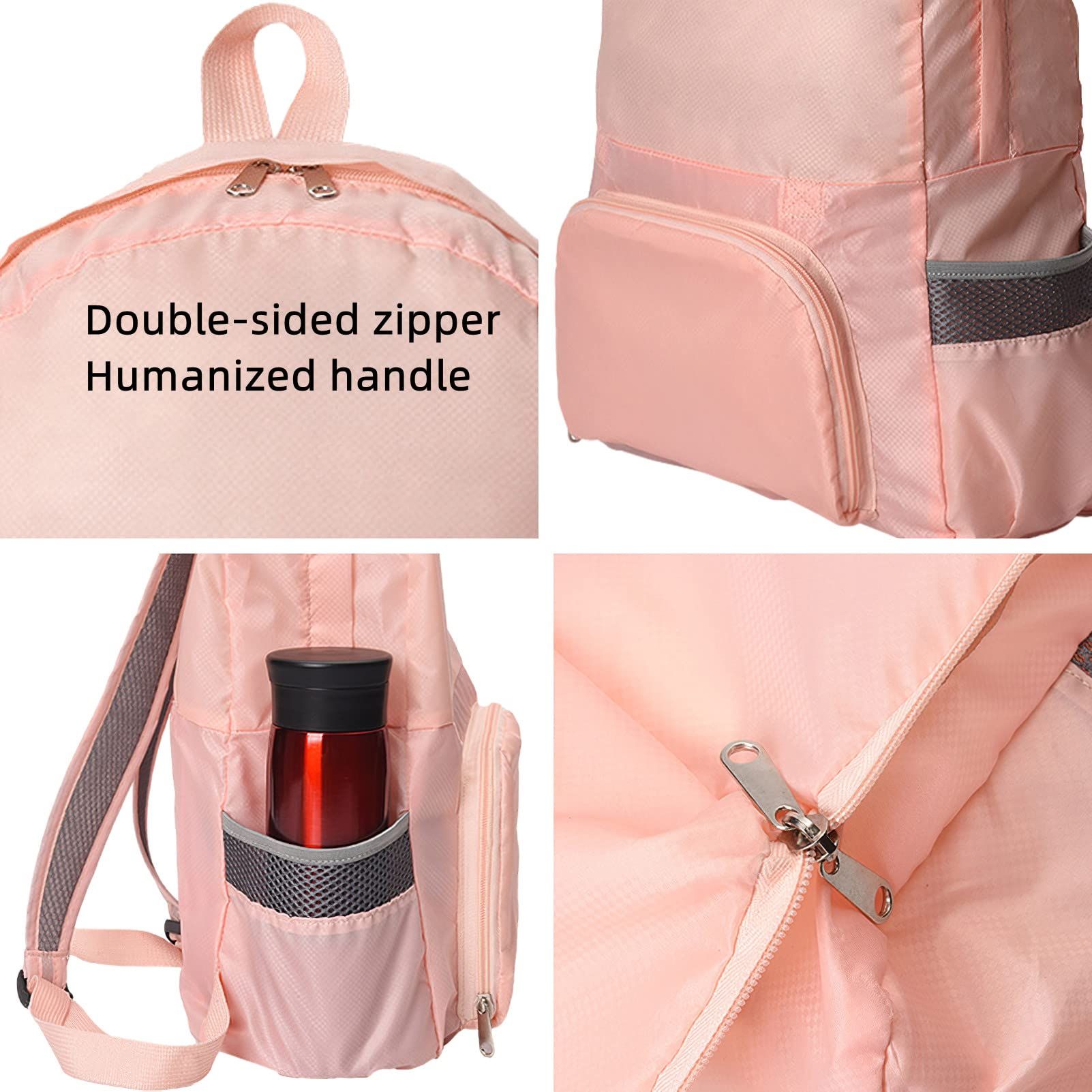 Foldable Backpack Lightweight Small Rucksack Waterproof for Sports Outdoor Durable Ultralight Packable Backpack Travel Bags Practical Gifts for Men Women Casual Daypack for Schooling Hiking Travelling