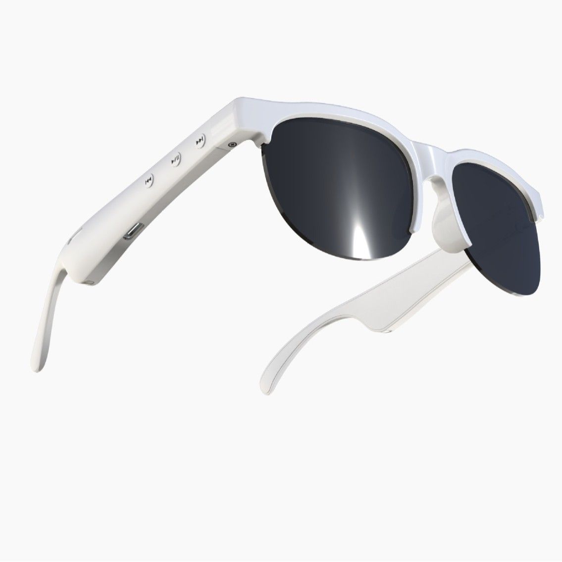 New Smart Translator Glasses GM Wireless Bluetooth Glasses With Microphone Earphone Glasses Bluetooth Glasses with 150 Translation UV Protection Waterproof Music Calling for Travel Work Fashion Gift