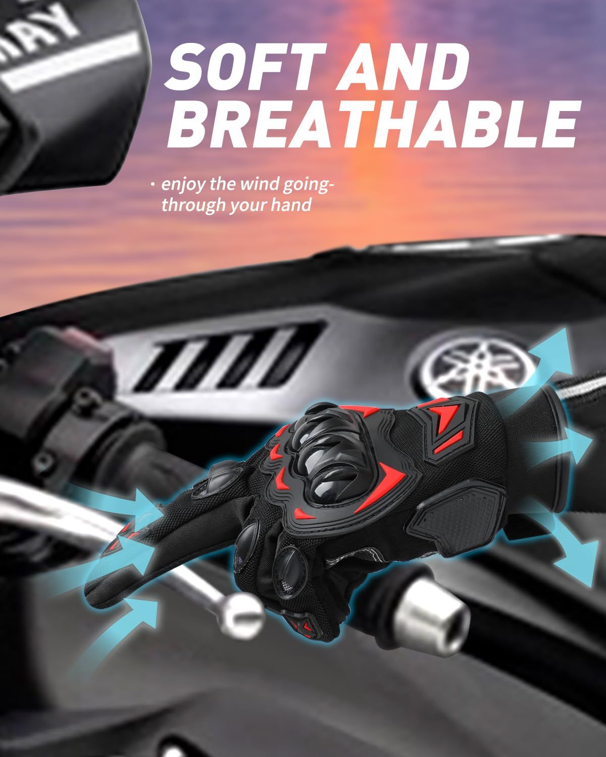 Motorcycle Gloves for Men Women Touchscreen Motorbike Gloves with Hard Knuckle Riding Gloves Anti-Slip Airsoft Gloves Full finger tactical cycling gloves