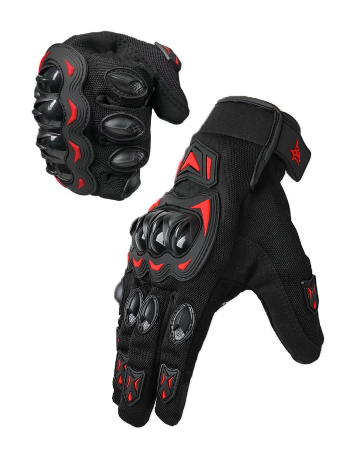 Motorcycle Gloves for Men Women Touchscreen Motorbike Gloves with Hard Knuckle Riding Gloves Anti-Slip Airsoft Gloves Full finger tactical cycling gloves