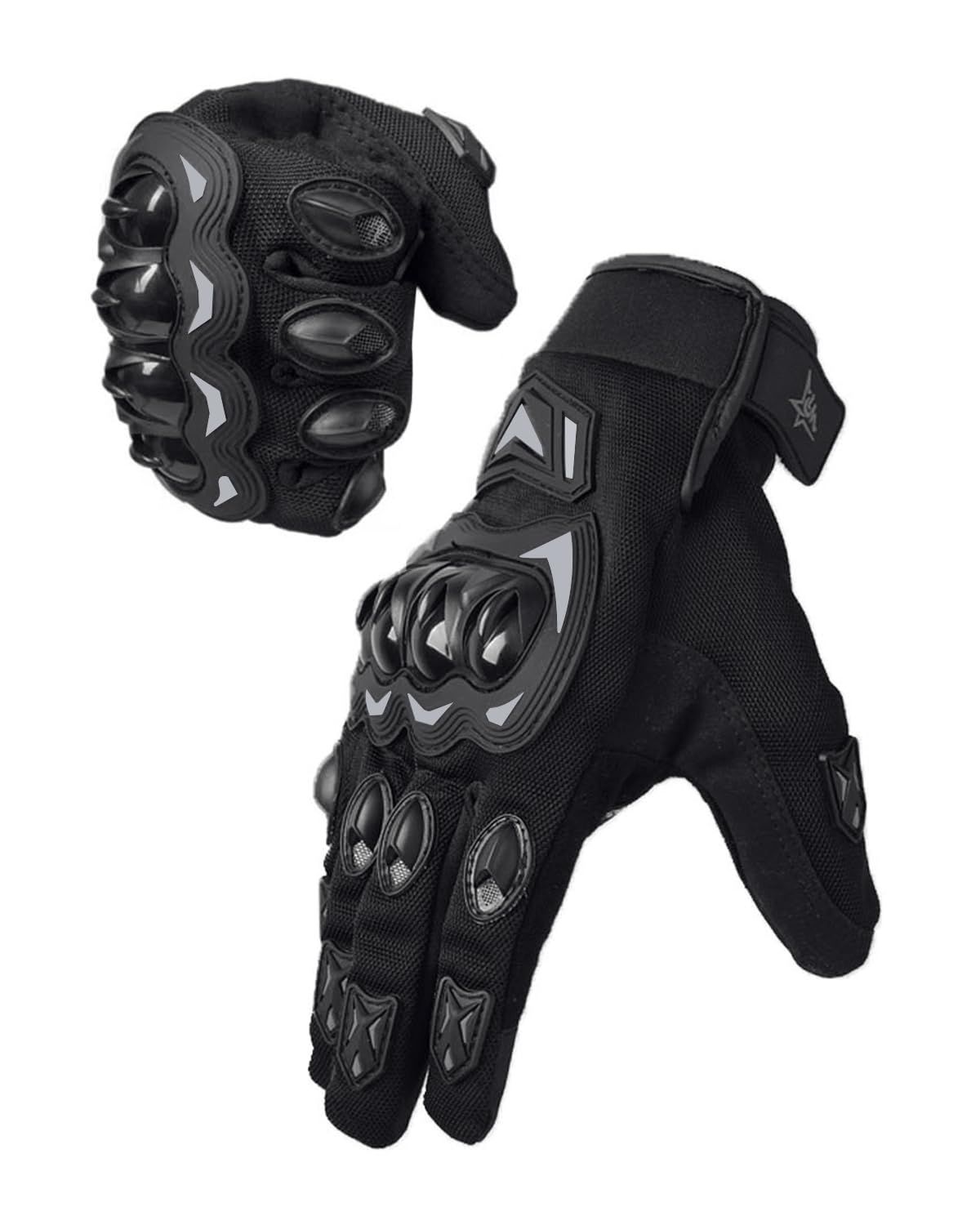 Motorcycle Gloves for Men Women Touchscreen Motorbike Gloves with Hard Knuckle Riding Gloves Anti-Slip Airsoft Gloves Full finger tactical cycling gloves