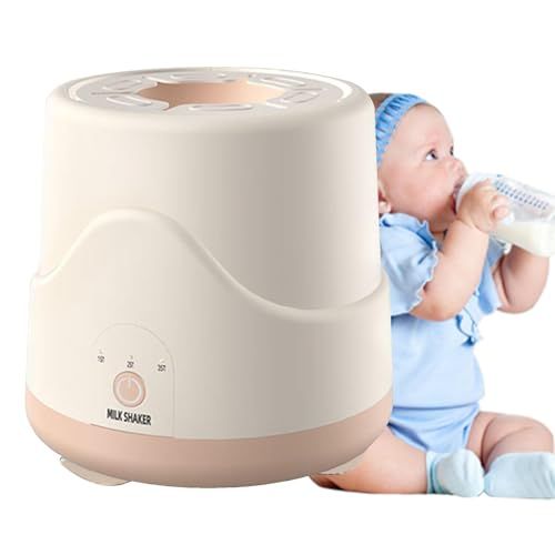 Baby Bottle Shaker Food Grade Baby Bottle Formula Mixer USB Rechargeable Non-Slip Baby Milk Bottle Shaker Baby Supplies for Outdoor and Indoor Travel Perfect for Convenient and Safe Feeding Value Gift
