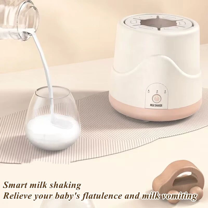 Baby Bottle Shaker Food Grade Baby Bottle Formula Mixer USB Rechargeable Non-Slip Baby Milk Bottle Shaker Baby Supplies for Outdoor and Indoor Travel Perfect for Convenient and Safe Feeding Value Gift
