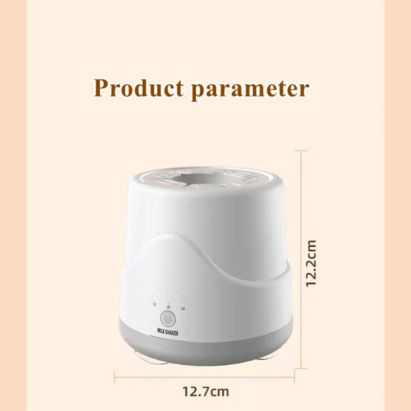 Baby Bottle Shaker Food Grade Baby Bottle Formula Mixer USB Rechargeable Non-Slip Baby Milk Bottle Shaker Baby Supplies for Outdoor and Indoor Travel Perfect for Convenient and Safe Feeding Value Gift
