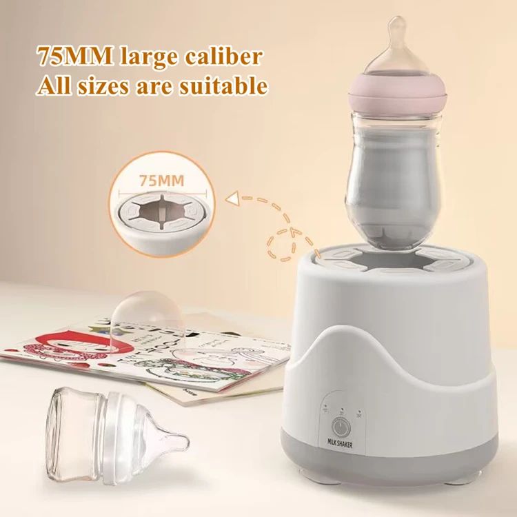 Baby Bottle Shaker Food Grade Baby Bottle Formula Mixer USB Rechargeable Non-Slip Baby Milk Bottle Shaker Baby Supplies for Outdoor and Indoor Travel Perfect for Convenient and Safe Feeding Value Gift