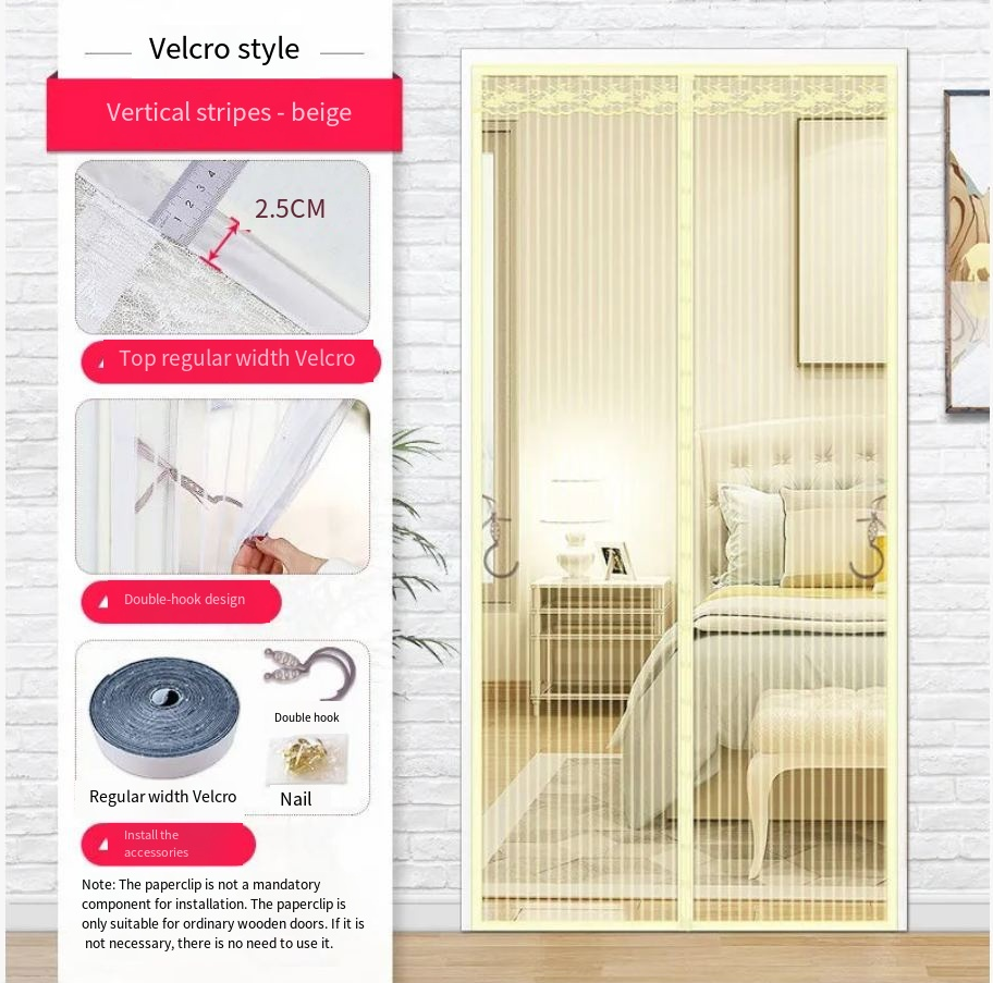 Magnetic Mosquito Net Door, Magnetic Fly Screen Door, Various Sizes, Mosquito Net Curtain Exterior Door, Self-Closing, No Tools Required, Easy to Install Door, Veranda, Insect Repellent, Eco Friendly