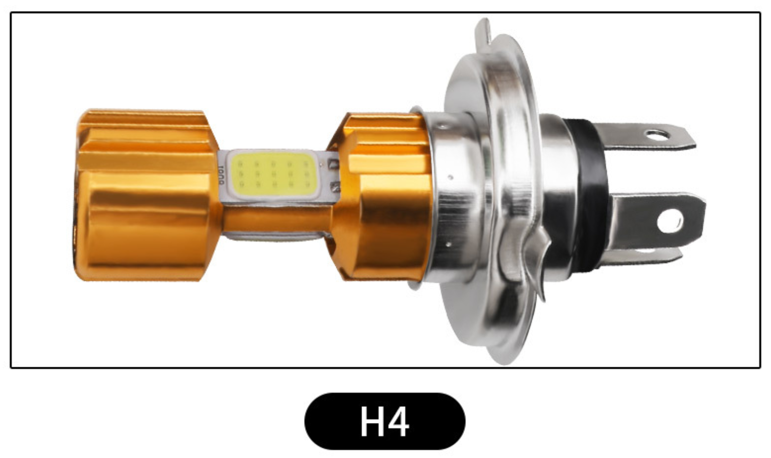 H4 BA20D P15D LED 18W 3 COB Motorcycle Headlight Bulb White Car LED Fog Lights 6000K 12V