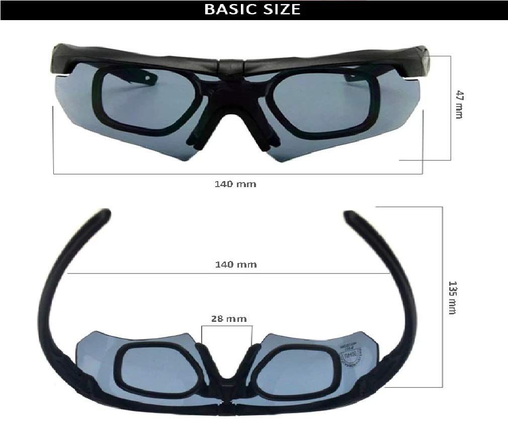 New Tactical Goggles 3 Lens Set HD Tactical Cycling Goggles CS Airsoft Windproof Army Shooting Glasses Motorcycle Cycling Outdoor Sport Dustproof Safety Protective Glasses Eyewear