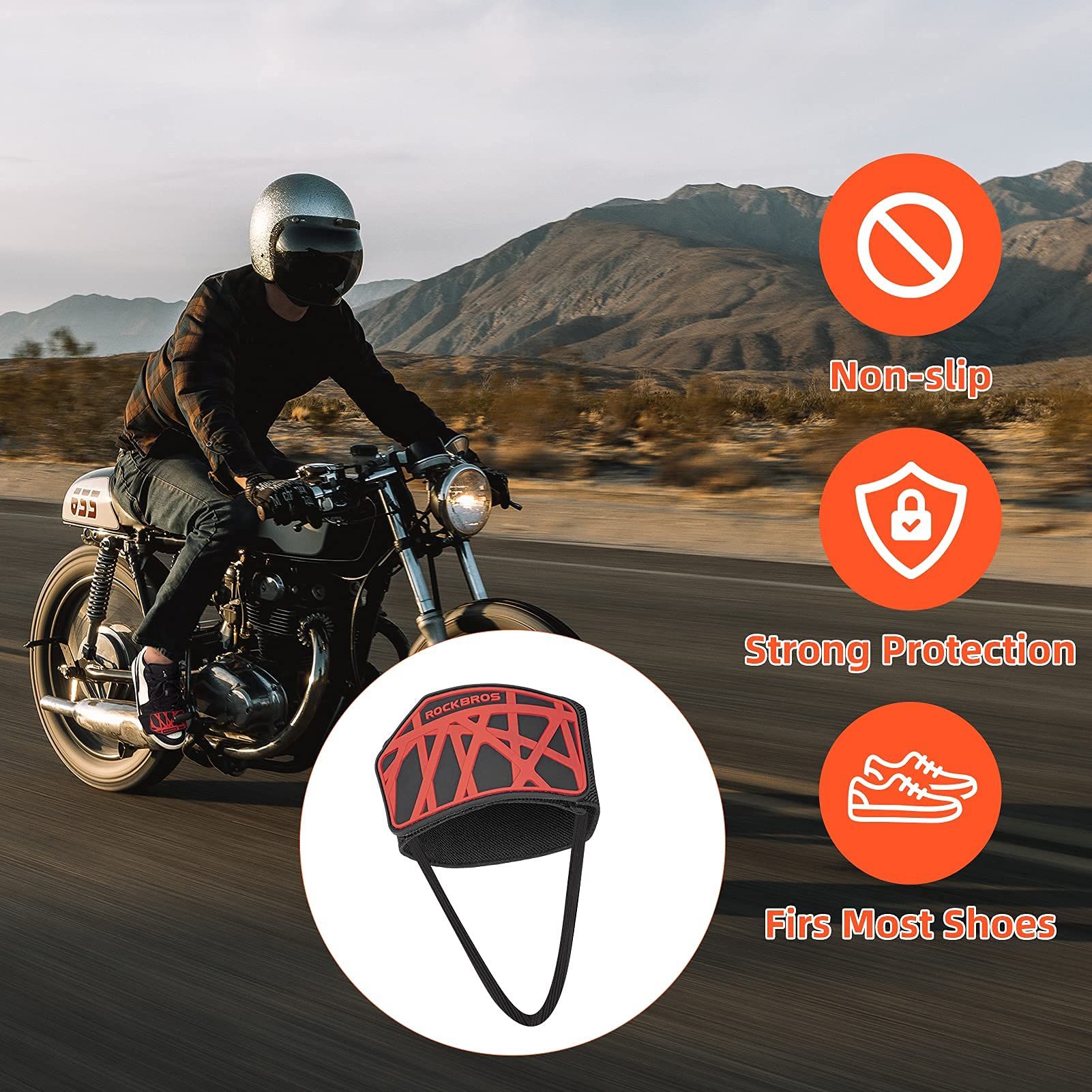 Motorcycle Gear Shift Pad Nonskid Shoe Protector Motorbike Shift Pads Riding Boot Cover Protective Gear Shifter Guards Accessories Men Women Motorcycle Accessories
