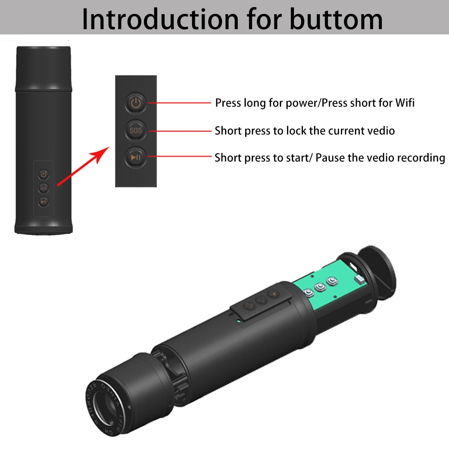 Motorcycle Camera, Helmet Camera, Bicycle Camera, HD 2K, IP65 Waterproof Camera, Outdoor Sports Action Camera，Riding Camera with WiFi, 120° Wide Angle DV Camcorder, Loop Recording