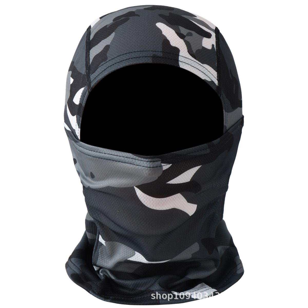 Breathable Full Face Mask Hat Tactical Camo Face Mask Bandana Balaclava Hood Headwear for Men Women Motorcycle Windproof Hunting Fishing Military Tactical & UV Protection