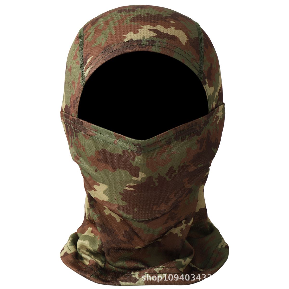 Breathable Full Face Mask Hat Tactical Camo Face Mask Bandana Balaclava Hood Headwear for Men Women Motorcycle Windproof Hunting Fishing Military Tactical & UV Protection