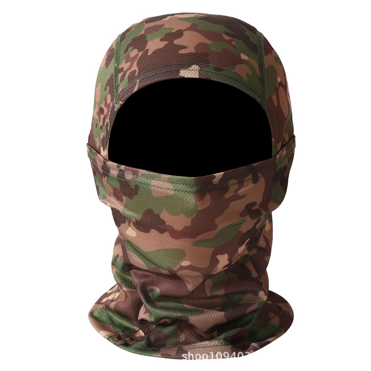 Breathable Full Face Mask Hat Tactical Camo Face Mask Bandana Balaclava Hood Headwear for Men Women Motorcycle Windproof Hunting Fishing Military Tactical & UV Protection