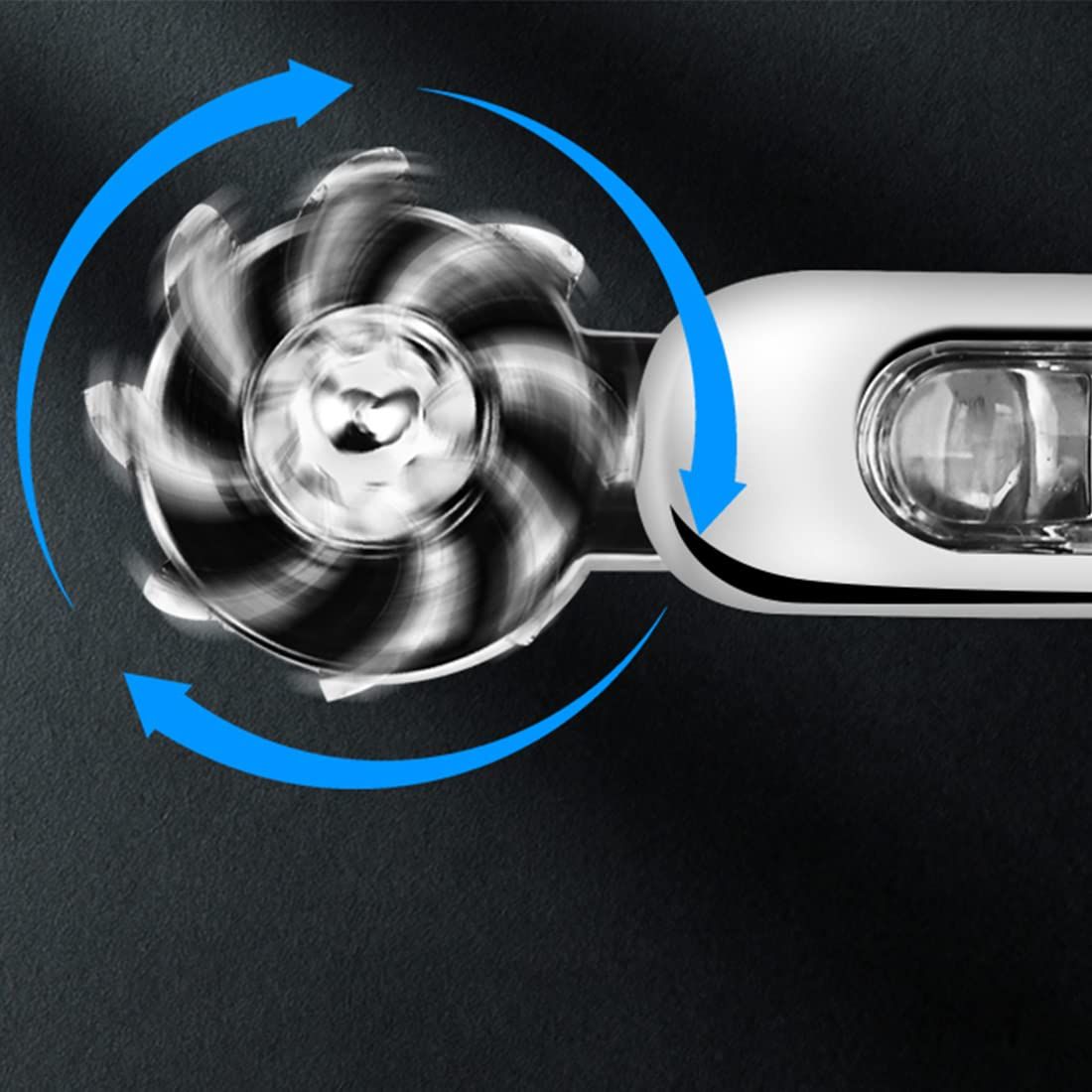 Wind Powered LED Lights,Car Wind Powered Light Energy Power Light Powered Exterior Light, Wind Powered Daytime Running Light for Car Motorbike and Bicycle, 8 LED Waterproof