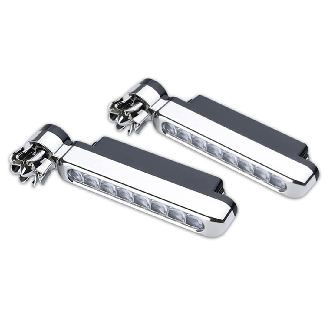 Wind Powered LED Lights,Car Wind Powered Light Energy Power Light Powered Exterior Light, Wind Powered Daytime Running Light for Car Motorbike and Bicycle, 8 LED Waterproof