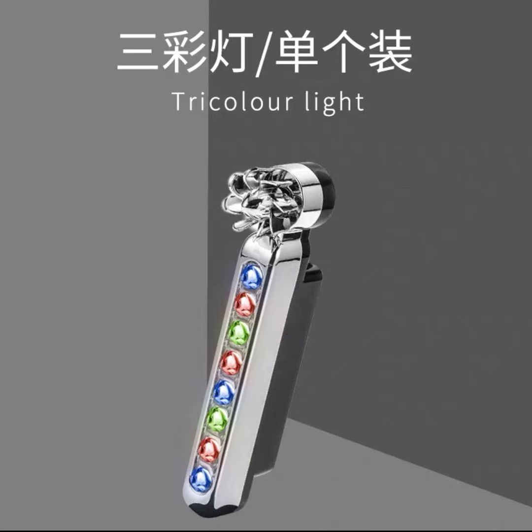 Wind Powered LED Lights,Car Wind Powered Light Energy Power Light Powered Exterior Light, Wind Powered Daytime Running Light for Car Motorbike and Bicycle, 8 LED Waterproof