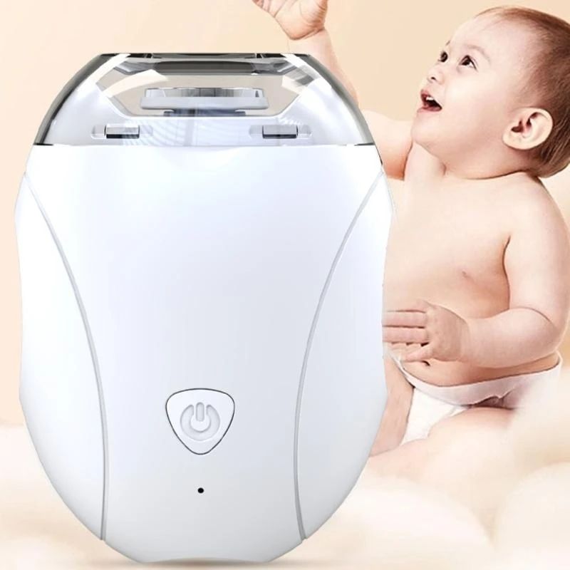 Automatic Electric Nails Grinder USB Type C Rechargeable Safe for Baby and Kids Infant Nails Care Systems With Grinding Head Quiet Electric Nails Maintenance Tool Portable Infant Nail Grinder