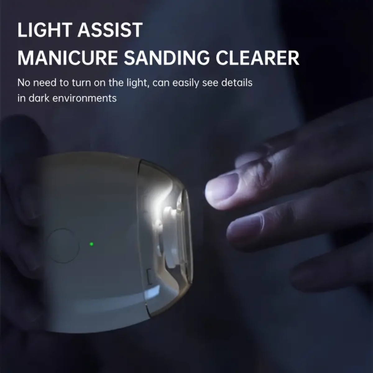 Automatic Electric Nails Grinder USB Type C Rechargeable Safe for Baby and Kids Infant Nails Care Systems With Grinding Head Quiet Electric Nails Maintenance Tool Portable Infant Nail Grinder