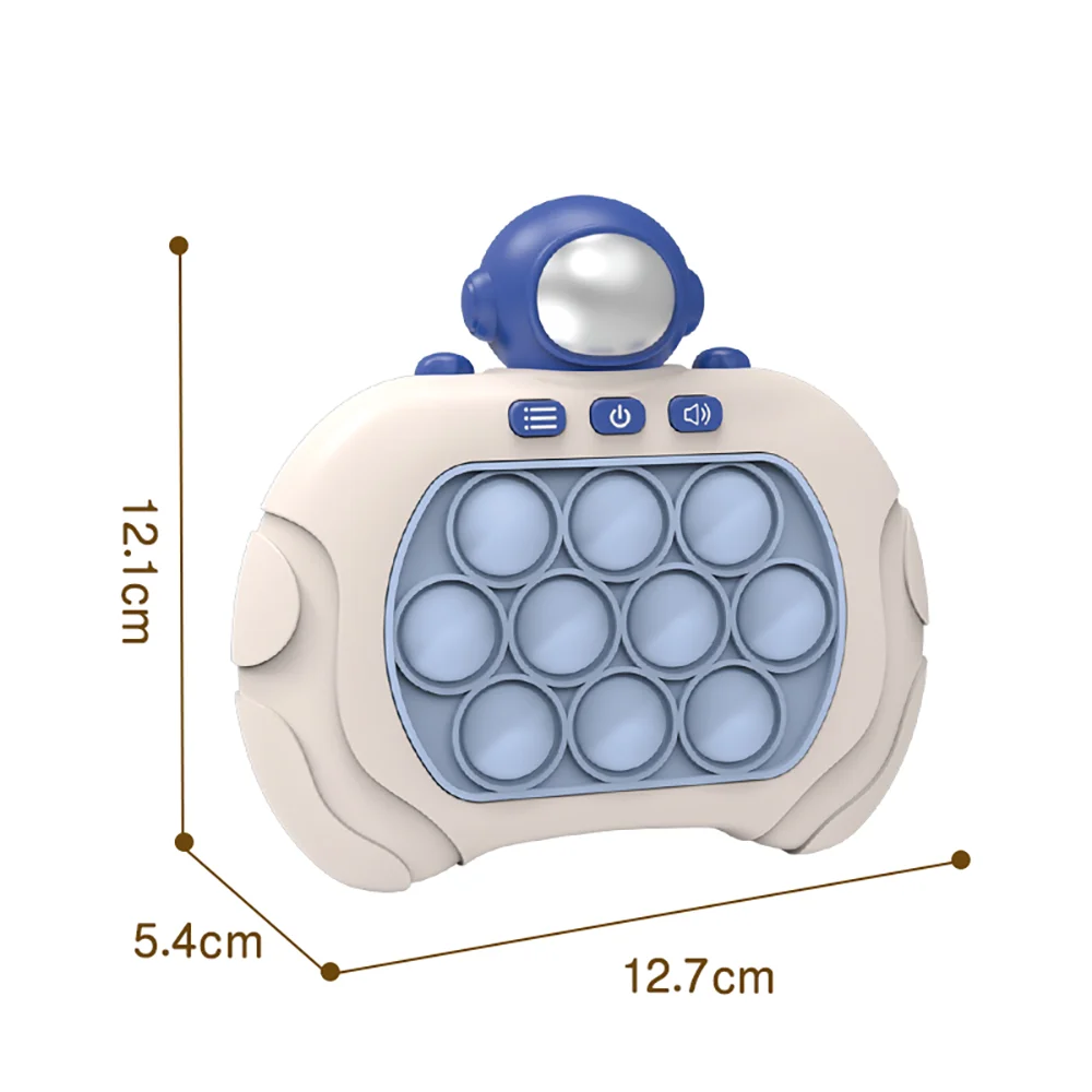 Upgraded Electronic Pop Push Quick Push Game Portable Handle Toys Pop Up Light Fidget Fun Puzzle Anti-Stress Game Machine Toy Gifts For Kids Adults