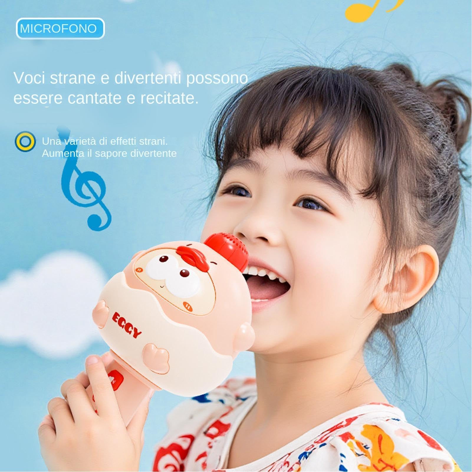 Cute Duck Karaoke Machine, Wireless Microphone, Built in Speaker, Kids Singing System, Fun Led Lights Parties, Birthdays, Indoor and Outdoor Use, Bluetooth
