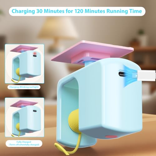 Electric Interactive Cat Teasing Stick Toy Elastic Rope Automatic Flying Bird Cat Toy Pet Stress Relief Toys For Cats  Automatic Cat Toys with Detachable Design Kitten Toys for Indoor Cats Self Play