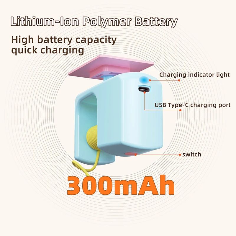 Electric Interactive Cat Teasing Stick Toy Elastic Rope Automatic Flying Bird Cat Toy Pet Stress Relief Toys For Cats  Automatic Cat Toys with Detachable Design Kitten Toys for Indoor Cats Self Play