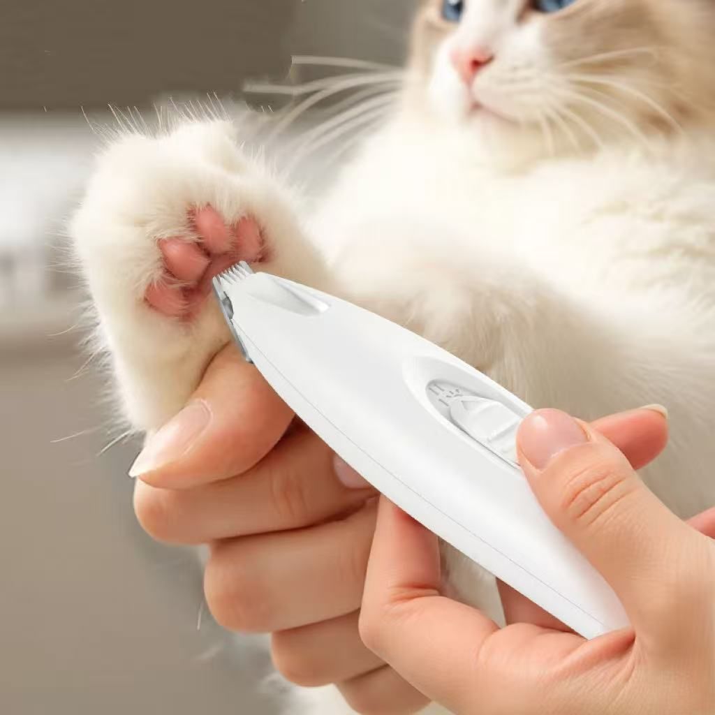 Professional Dog Car Grooming Clippers Cordless Low Noise LED Light Two Speed Adjustment Small Pet Hair Trimmer for Home Grooming Optional ABS Ceramic Stainless Steel Pet Electric Clipper For foots