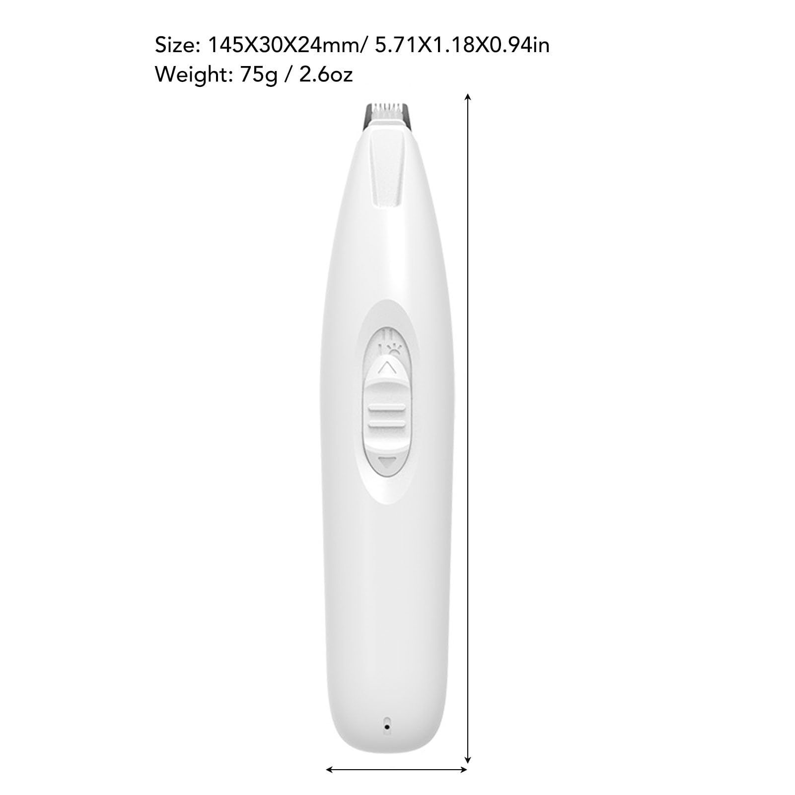 Professional Dog Car Grooming Clippers Cordless Low Noise LED Light Two Speed Adjustment Small Pet Hair Trimmer for Home Grooming Optional ABS Ceramic Stainless Steel Pet Electric Clipper For foots