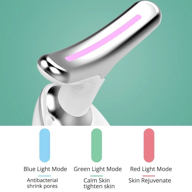 Face Neck Tool for Skin Care Electric Neck Face Lifting Device for Wrinkle Removal Red Light Therapy for Face Neck Lifting And Firming Facial Massager Anti-Wrinkle 3/7 Color Light Skin Care Tool