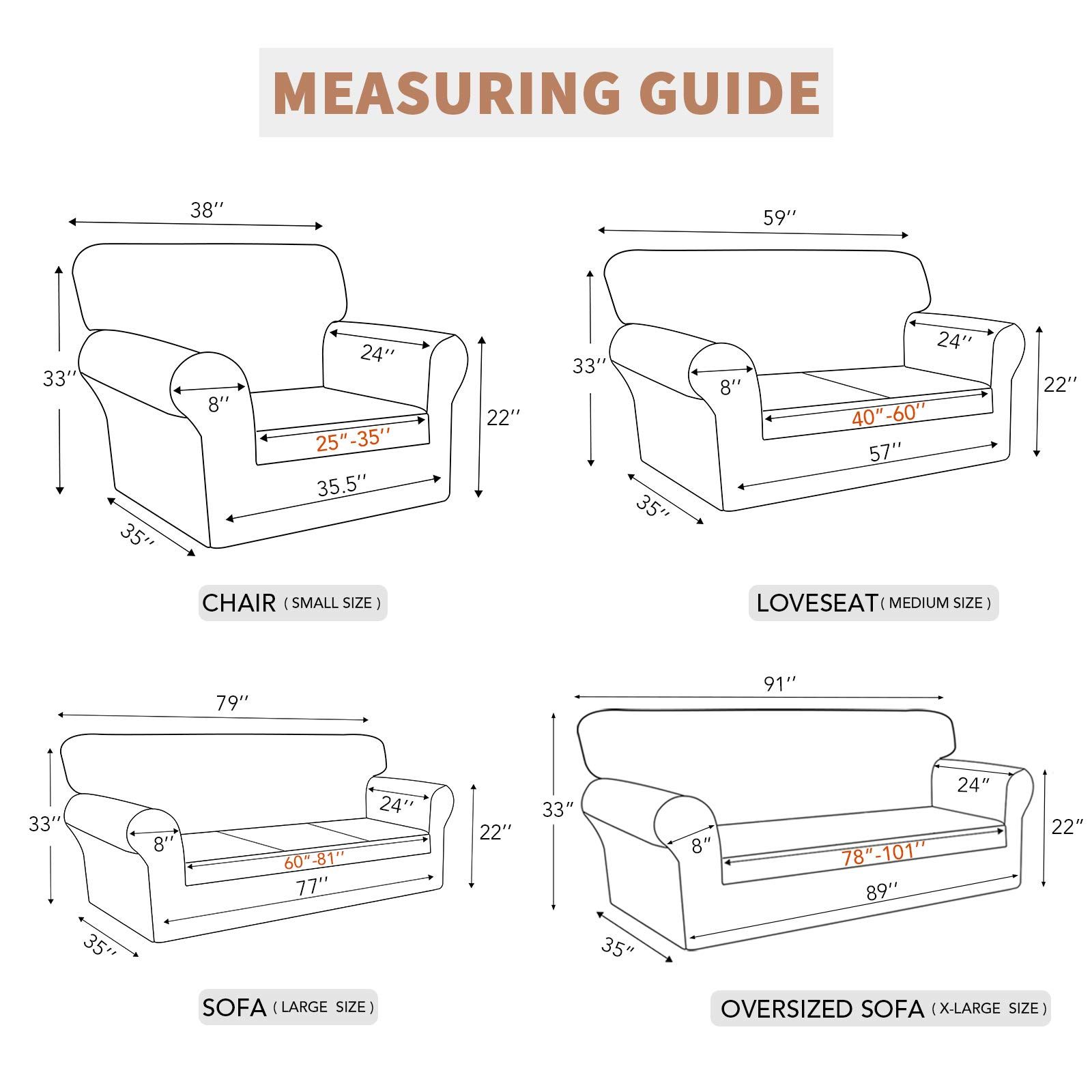 Premium Easy-Going Waterproof Sofa Slipcover, Stretch Sofa Cover Slipcover, Dual Waterproof Sofa Cover, Stretch Jacquard Sofa Slipcover, Leakproof Furniture Protector for Kids, Pets, Dog and Cat