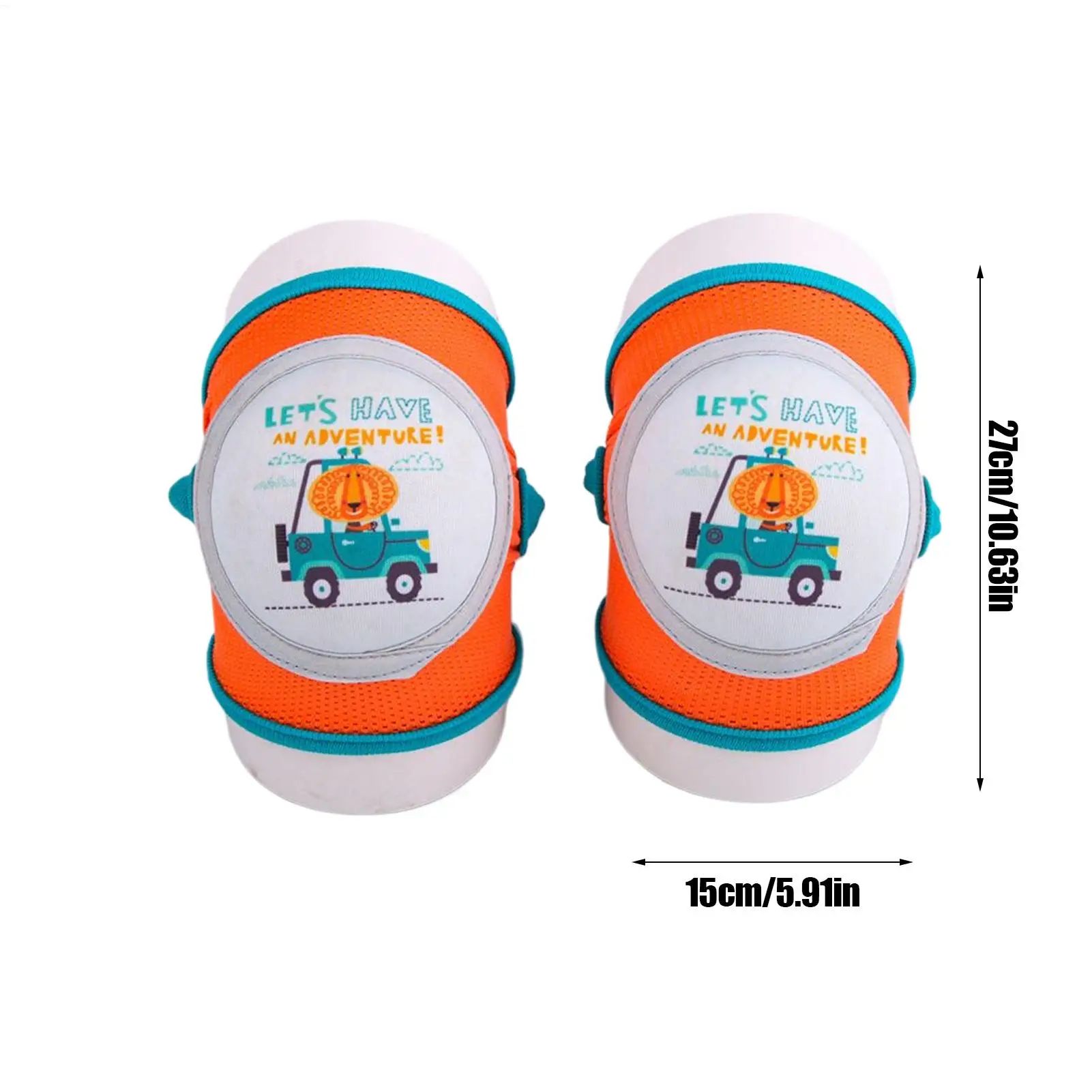 Baby Toddler Anti-slip Knee Pads for Crawling Baby Boys Girls Adjustable Crawling Knee Pads Elastic Leg Warmers Safety Knee Protectors Mesh Breathable Baby Kneepads Knee Protective Cover