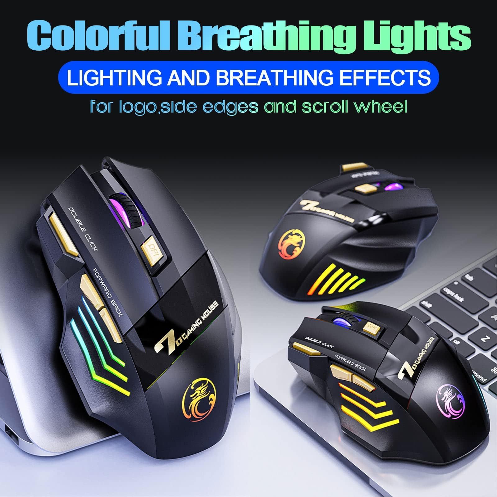 Best price for Wireless Gaming Mouse, Rechargeable Silent Wireless ...