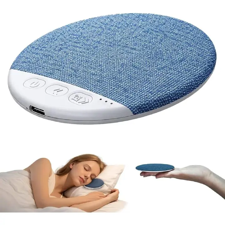 New Ultra Thin Mini Sleeping Bluetooth Speaker White Noise HiFi Stereo Sound Wireless MP3 Music Player Timed Shutdown Audio Player  Portable Wireless Sleep Headphones for Home, Bedroom, Perfect Gift