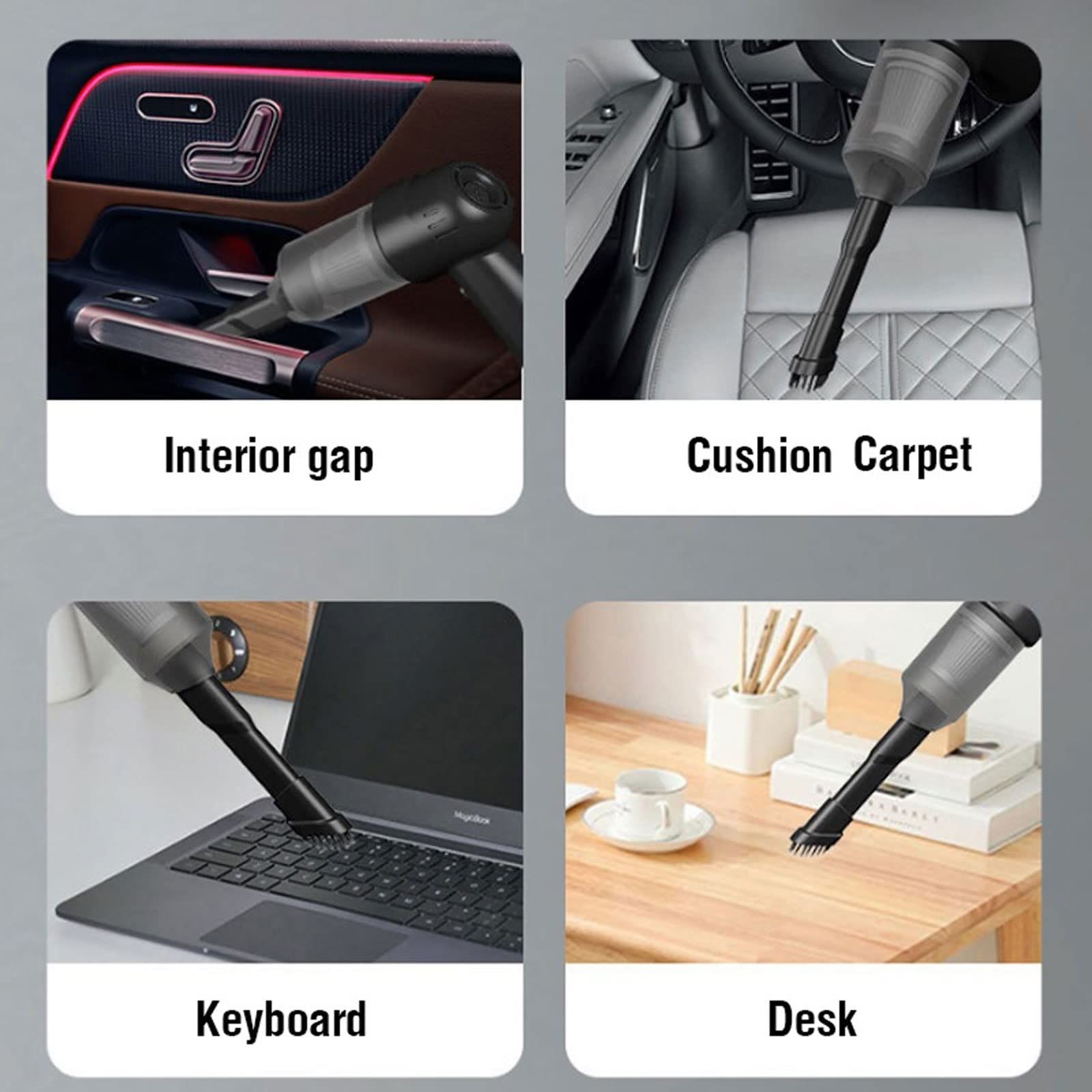 Hard Floor Vacuum Vaccume Cleaner with Built-in Battrery Mini Car Vacuum Cleaner Auto and amp; Home Cordless Vacuum Cleaner Carpet Air Duster