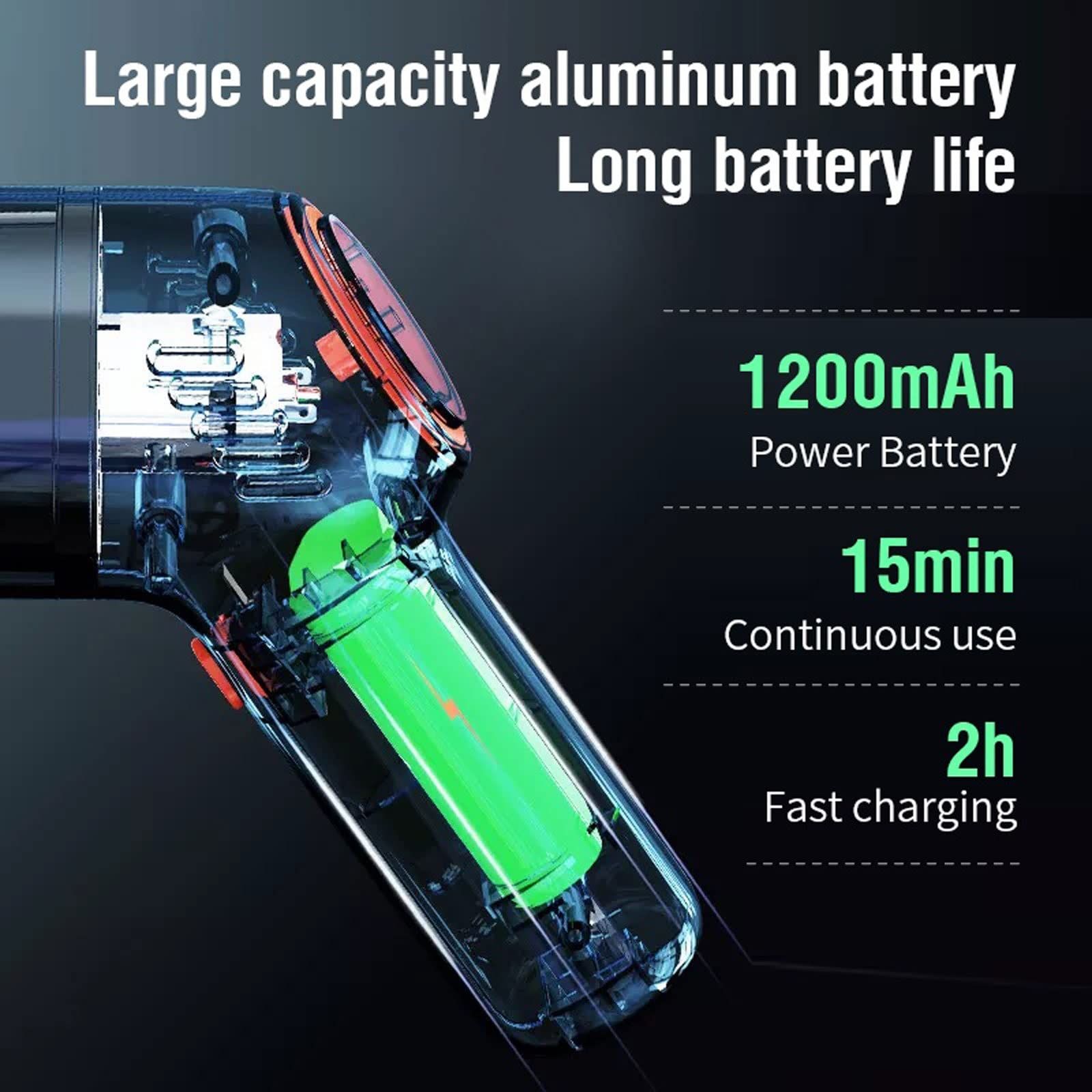 Hard Floor Vacuum Vaccume Cleaner with Built-in Battrery Mini Car Vacuum Cleaner Auto and amp; Home Cordless Vacuum Cleaner Carpet Air Duster
