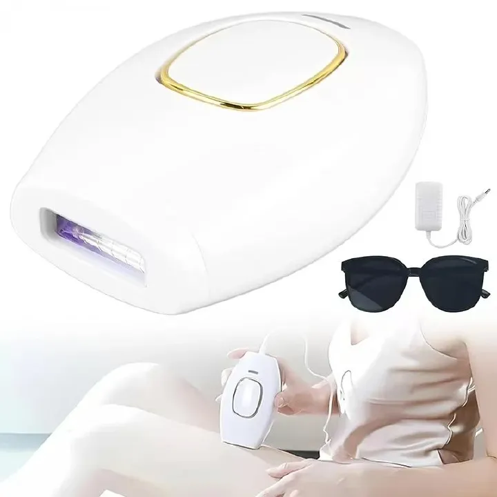 New Permanent IPL Hair Remover Laser Hair Removal for Your Home Portable Mini Laser Hair Removal Device with 500,000 Flashes, 5 Adjustable Energy Levels for Effective on Body, Face, and Bikini Area