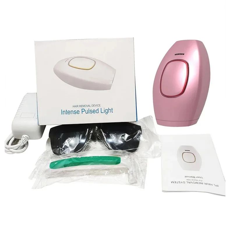 New Permanent IPL Hair Remover Laser Hair Removal for Your Home Portable Mini Laser Hair Removal Device with 500,000 Flashes, 5 Adjustable Energy Levels for Effective on Body, Face, and Bikini Area