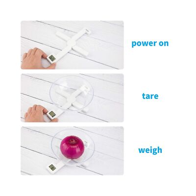 Portable Food Scale Travel Scale for Food, Small Folding Digital Kitchen Scale for Food, Collapsible Mini Pocket Scale Grams and Ounces, Perfect for Diet Calorie Control Compact Kitchen