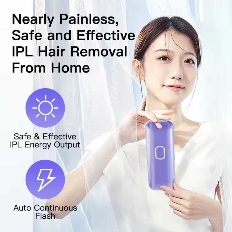 Painless IPL Hair Removal Device with Ice Cooling System, Laser Hair Removal Permanent Hair Removal With Ice-Cooling, At-Home Hair Remover Painless & Long-Lasting Results Best Gifts for Women and Men