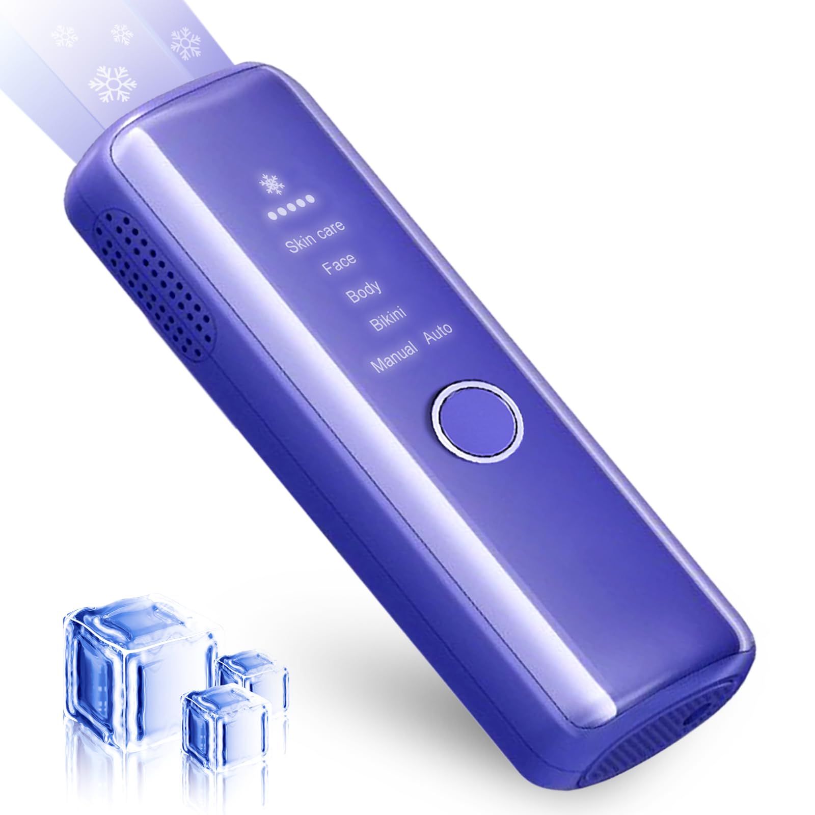 Painless IPL Hair Removal Device with Ice Cooling System, Laser Hair Removal Permanent Hair Removal With Ice-Cooling, At-Home Hair Remover Painless & Long-Lasting Results Best Gifts for Women and Men