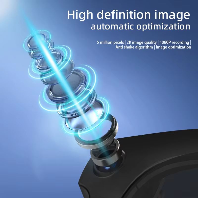 Latest AI Smart Glasses AI Translation 8MP HD Camera 4K Shooting Image Conversation Recording Listening To Music Smart Glasses Waterproof Camera Photo Video Call Advanced Intelligent Wearable Eyewear