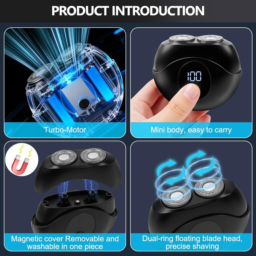 New Portable Razor Best price for Mini Electric Shaver for Men, 2026 New Portable Razors ...