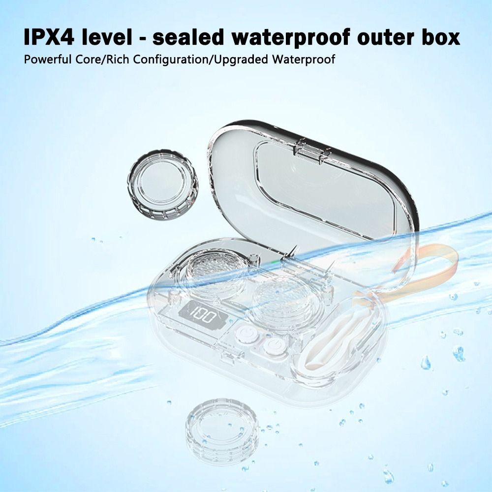 2026 Portable Rechargeable Ultrasonic Contact Lens Cleaner Case, Ultrasonic Portable Travel Contact Lens Case Kit, Home Travel and Office Smart Timer Full-automatic Contact Lens Cleaning Machine