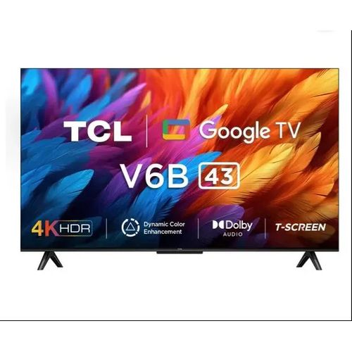 TCL 43P635 Smart UHD 4K With HDR Google TV Frameless (12 months)