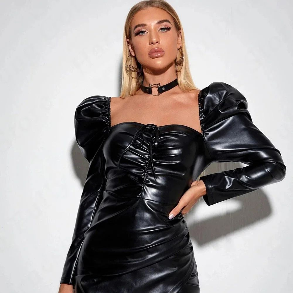 Individual and Exaggerated Cat-shaped Hollow Black Leather Collar, adjustable collar and neck ornament in punk rivet style，special  hip - hop style necklace