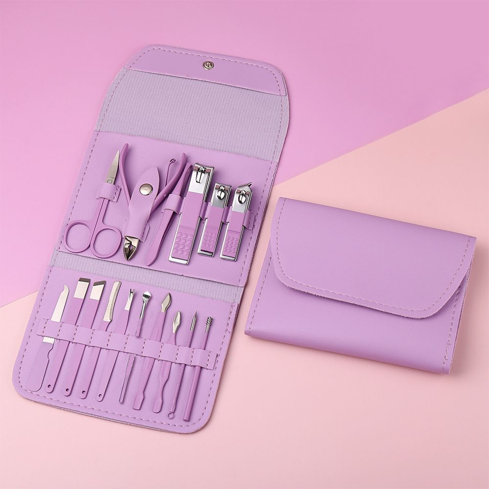 12/16-Piece German-Engineered Stainless Steel Nail Clipper Set - Salon-Grade Rustproof Manicure Kit for Professional/Home/Bulk Use